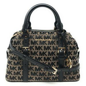 Michael Kors Duffle Small Ginger Leather Satchel